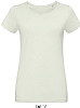 Camiseta Mujer Martin Serigrafia Digital Sols - Color Verde Crema